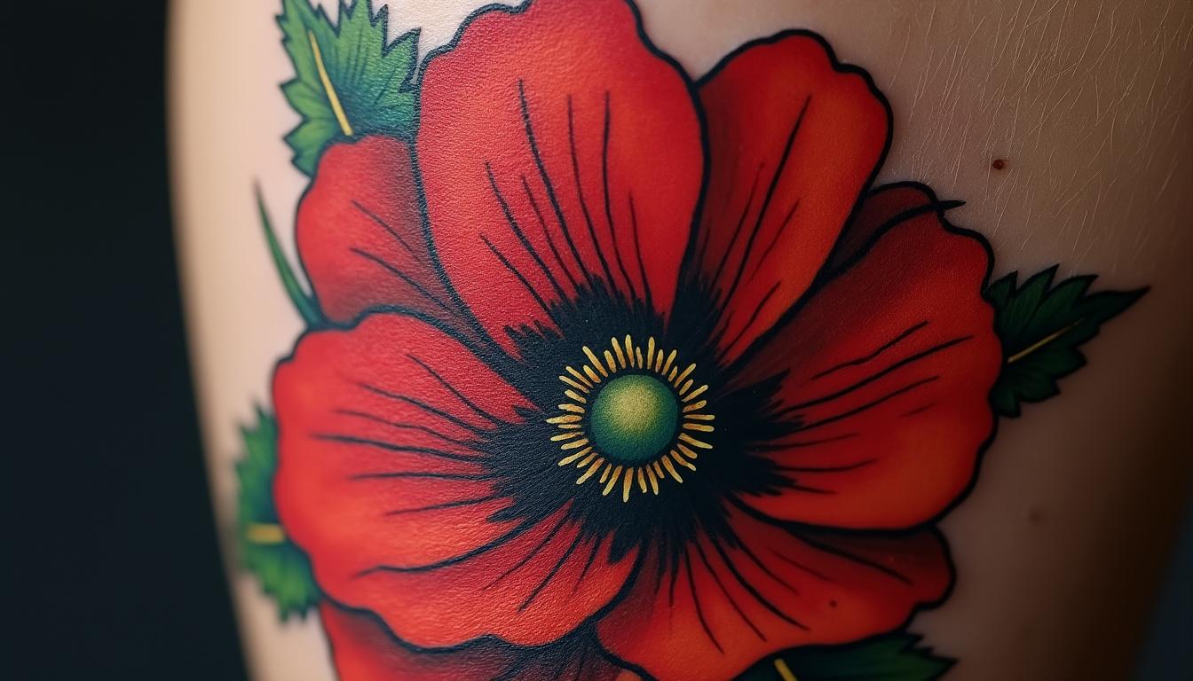 découvrez la symbolique du tatouage coquelicot, alliant beauté, souvenir du deuil et promesse de renaissance.