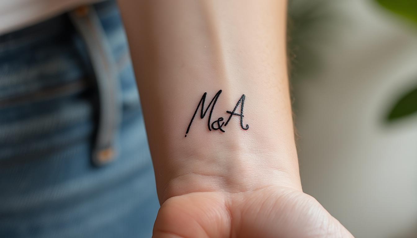 découvrez le tatouage famille initiale, un symbole discret et touchant pour exprimer votre amour et votre attachement à vos proches.