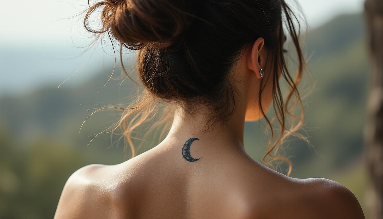 découvrez l'élégance du tatouage nuque femme, alliant délicatesse et mystère pour sublimer votre style avec subtilité et charme.