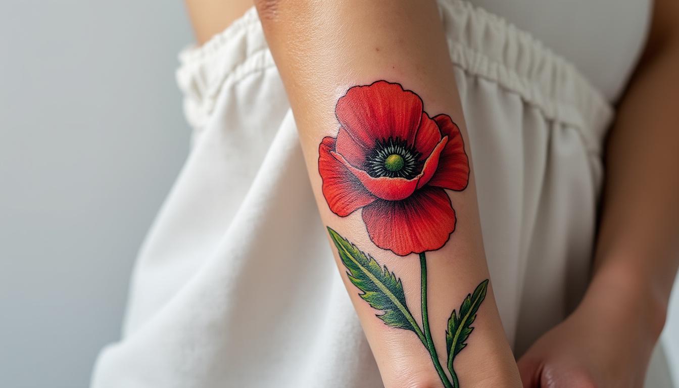 découvrez nos idées de tatouages coquelicot, symboles de beauté et de délicatesse, parfaits pour exprimer votre originalité avec élégance.