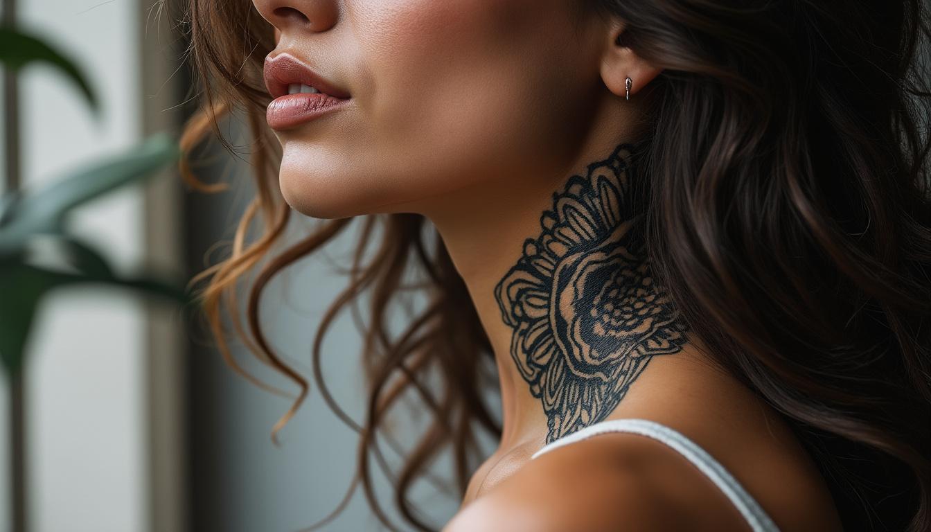 découvrez des idées de tatouages pour le cou, alliant élégance et originalité, adaptés à tous les styles et significations personnelles.