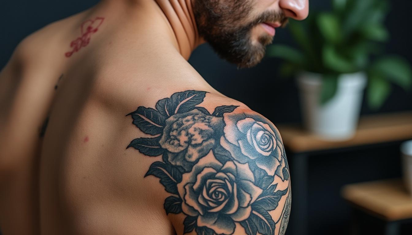découvrez des idées de tatouage épaule pour homme : designs tendances, styles variés et inspirations pour sublimer votre épaules avec un tatouage unique et personnalisé.