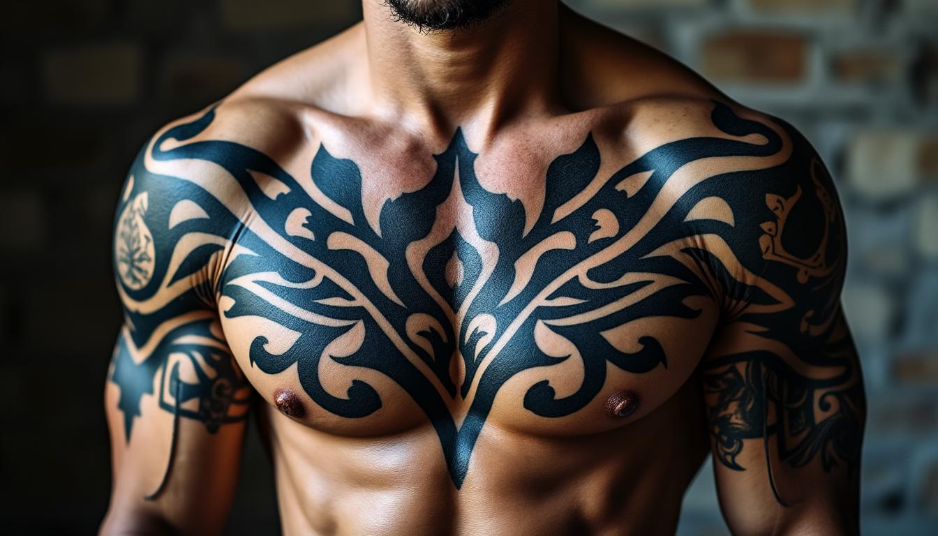 découvrez des idées inspirantes de tatouages pour homme sur le torse, alliant style et symbolisme pour un look unique et personnalisé.