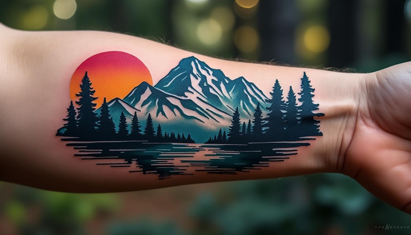 découvrez des idées inspirantes de tatouages montagne, symboles de liberté, d'aventure et de connexion avec la nature pour sublimer votre peau.